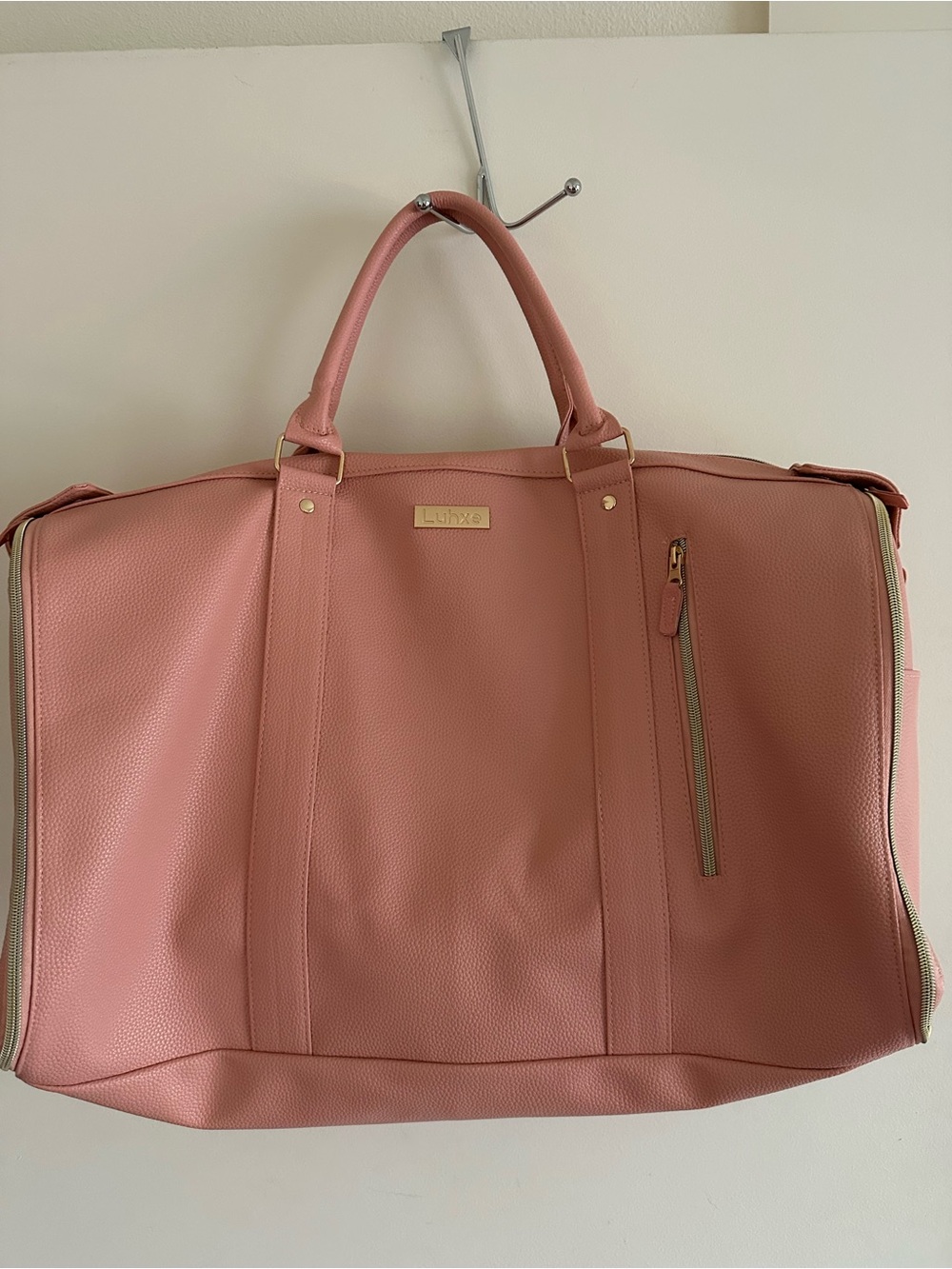 LUHXE Travel Convertible Garment Bag 2.0 - Rose Pink